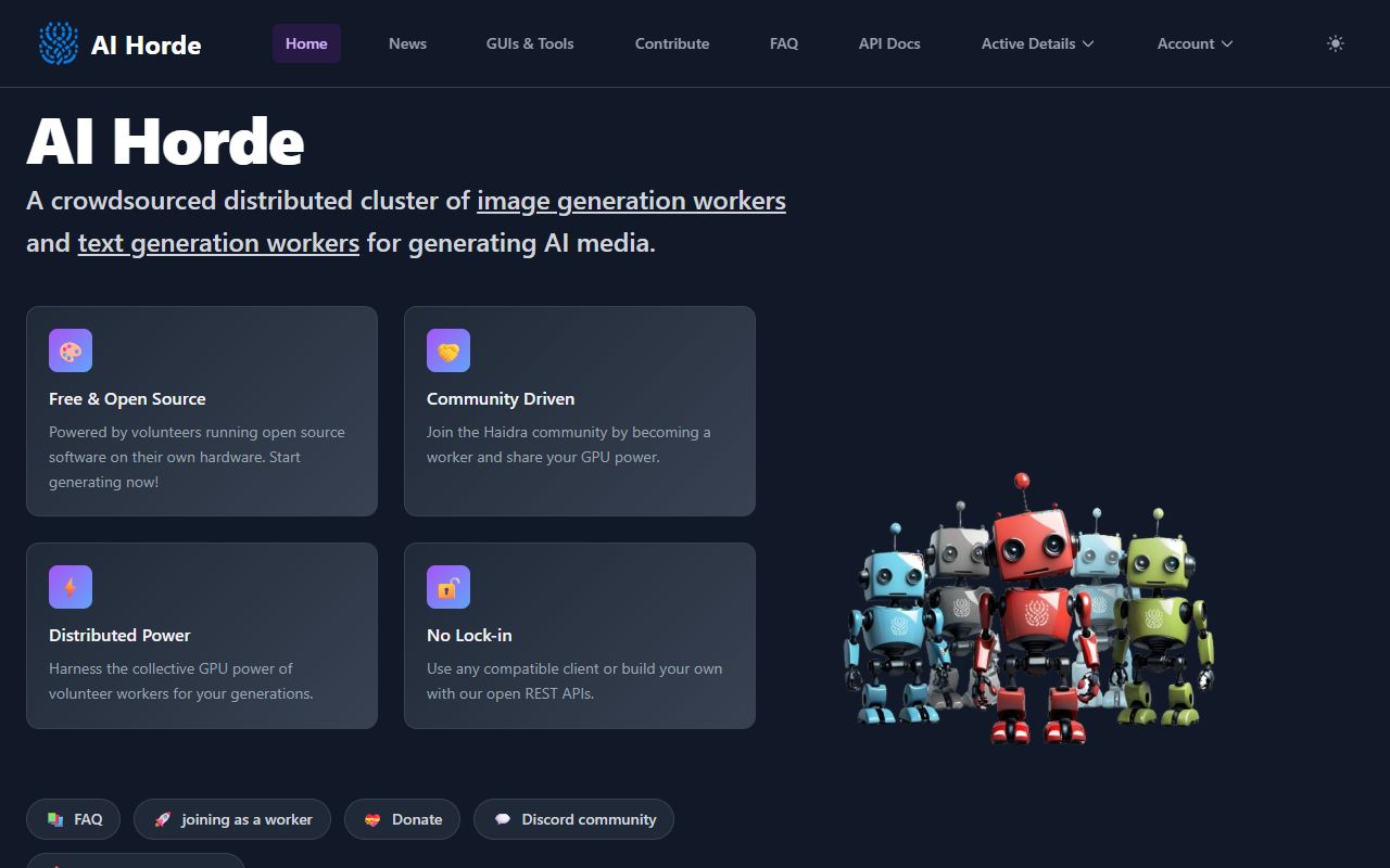 Stable Horde screenshot