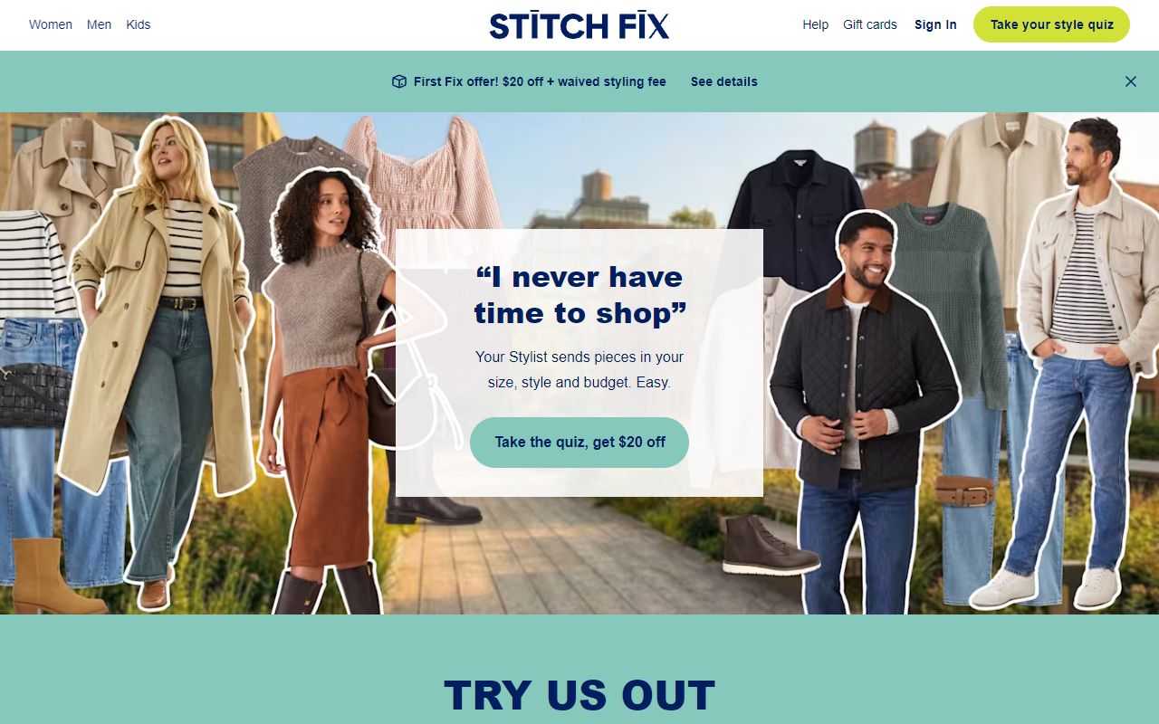 Stitch Fix AI screenshot