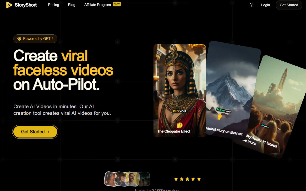 Storyshort AI screenshot