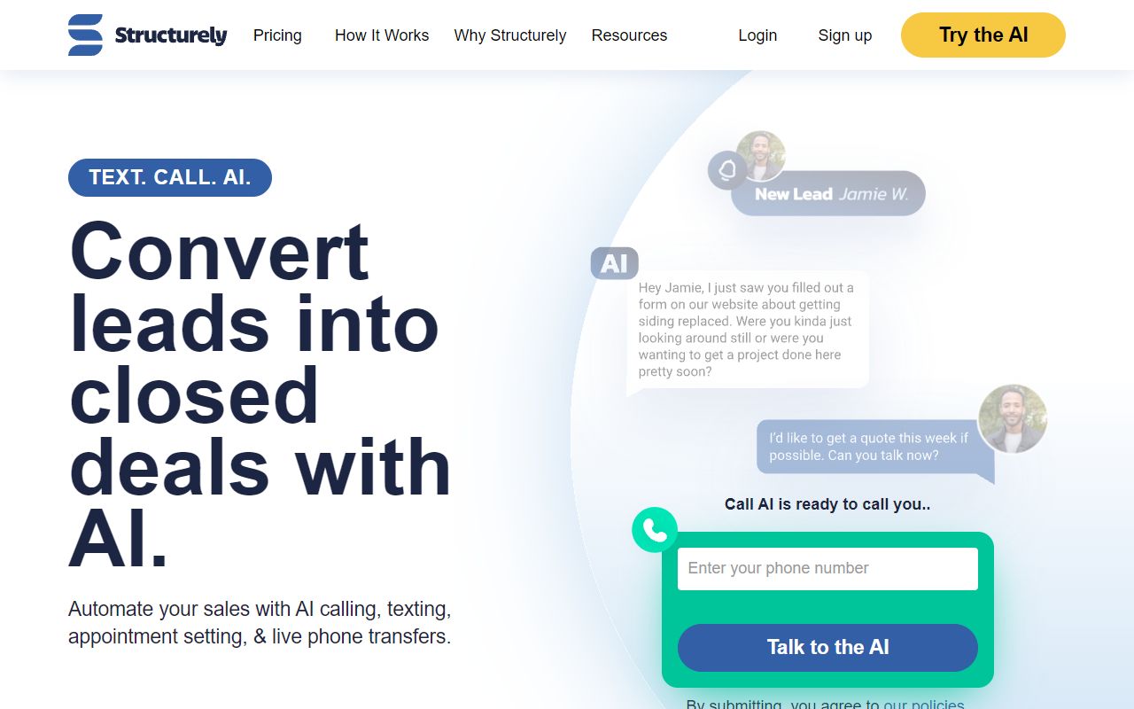 Structurely screenshot