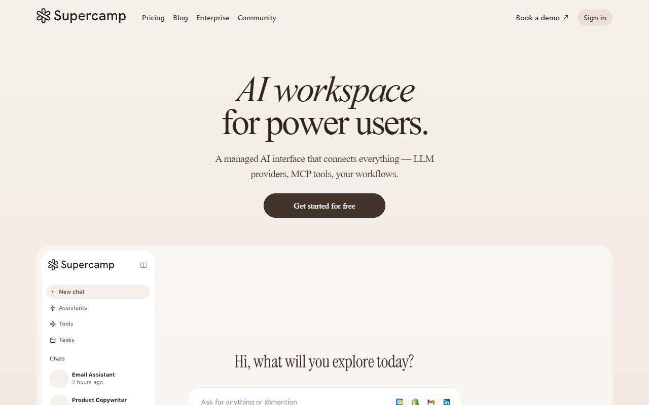Supercamp screenshot