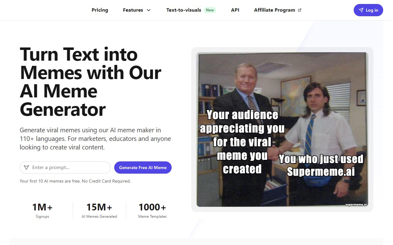 Supermeme.ai screenshot