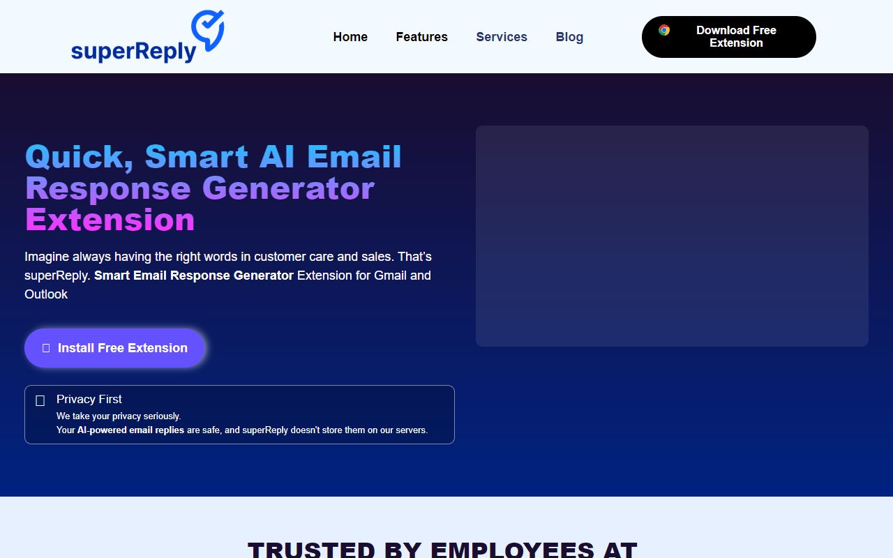SuperReply screenshot