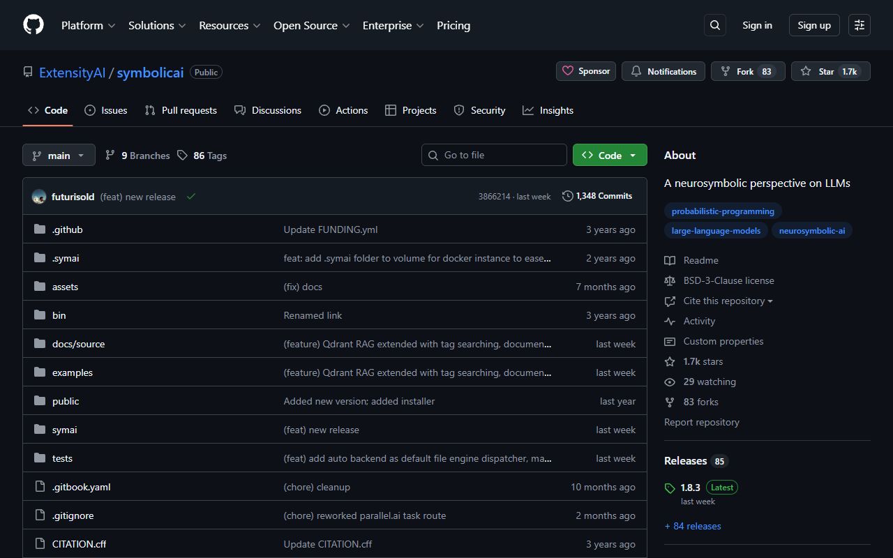 SymbolicAI - website preview