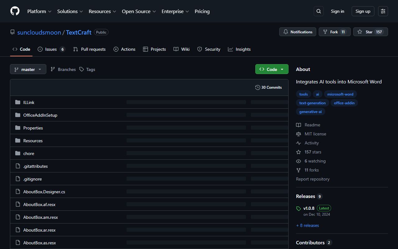 TextCraft screenshot