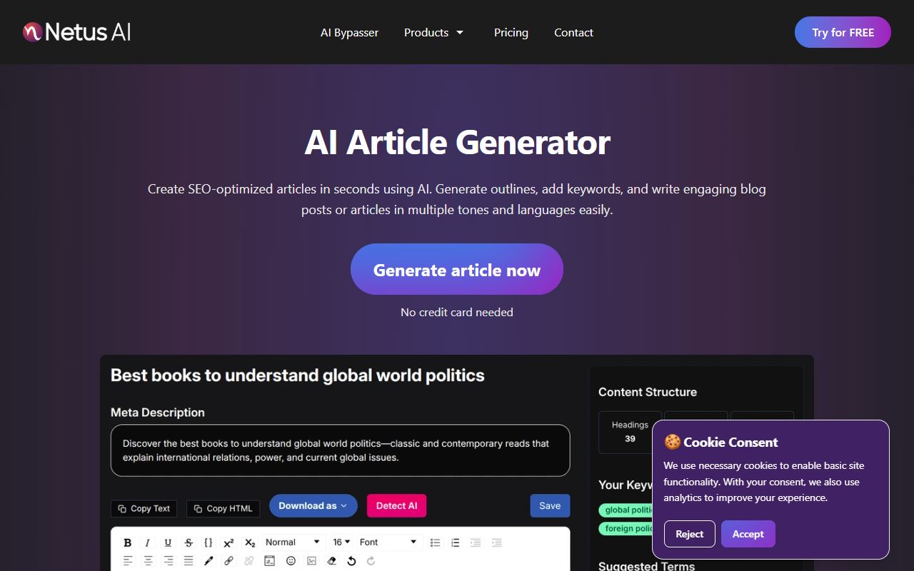 Trolly.ai screenshot