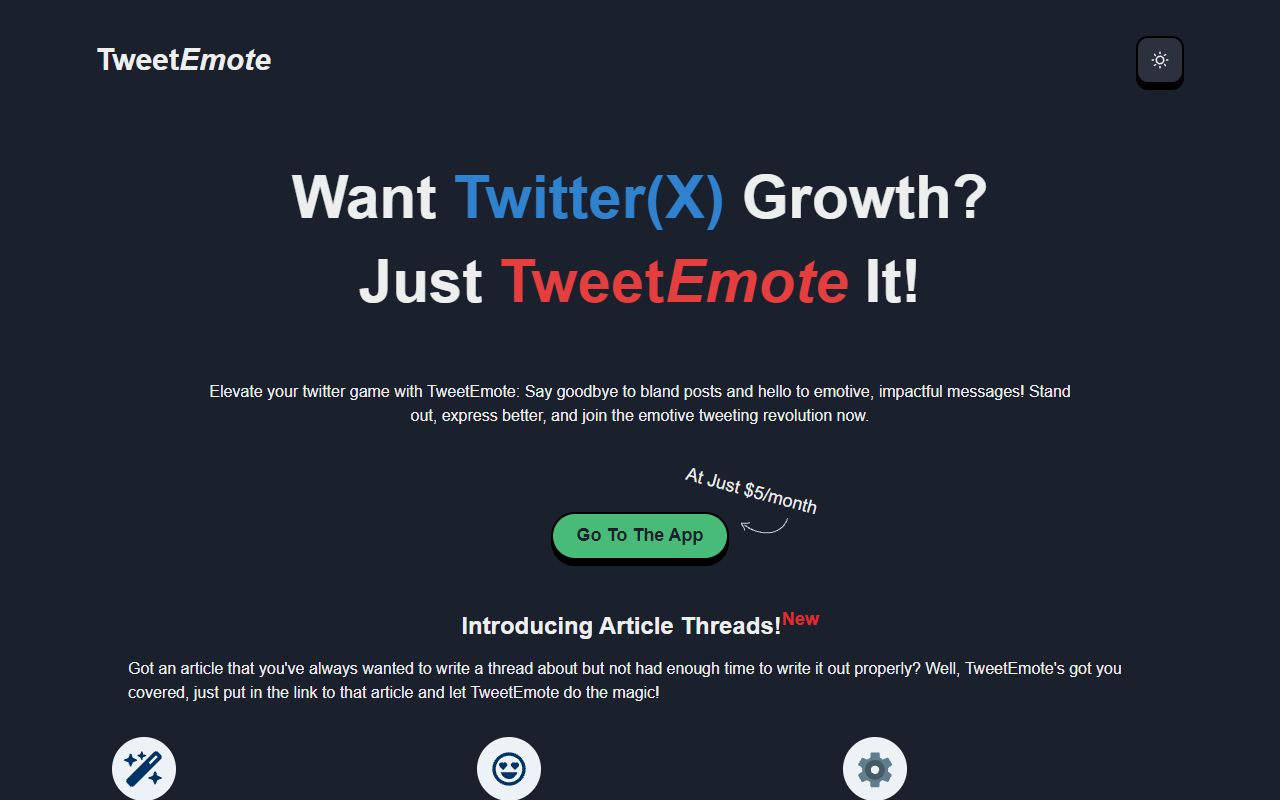 Tweet Emote screenshot
