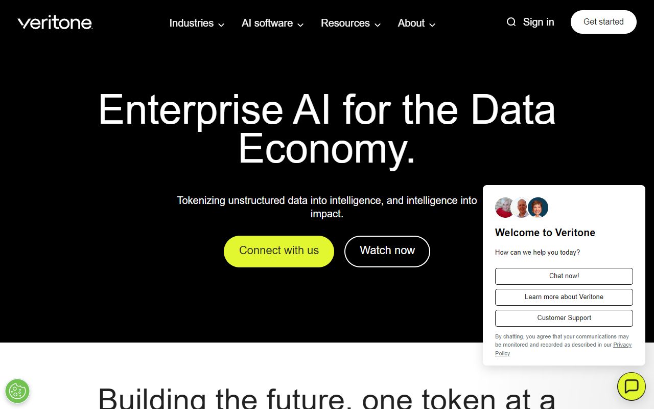 Veritone Voice screenshot