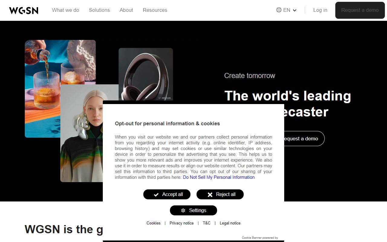 WGSN screenshot