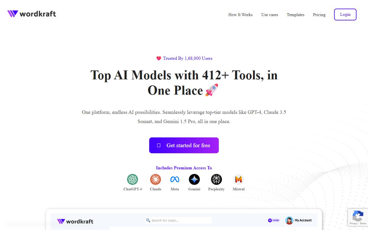 Wordkraft - website preview