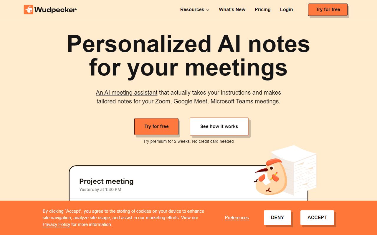 Wudpecker screenshot