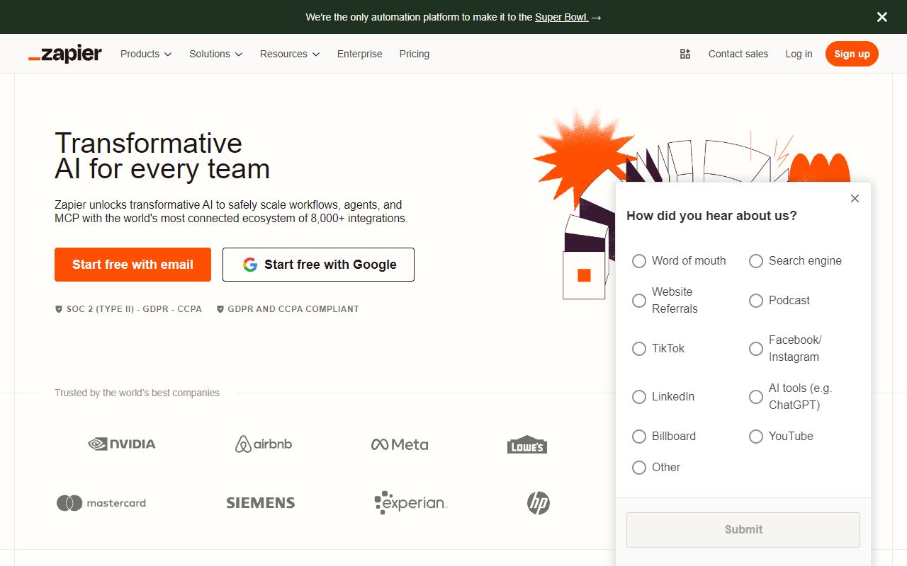 Zapier AI screenshot