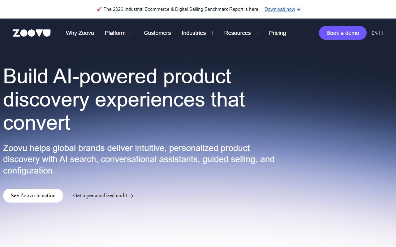 Zoovu - website preview
