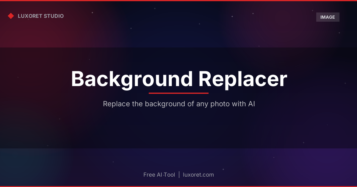Free Background Replacer: AI Photo Background Changer - Luxoret