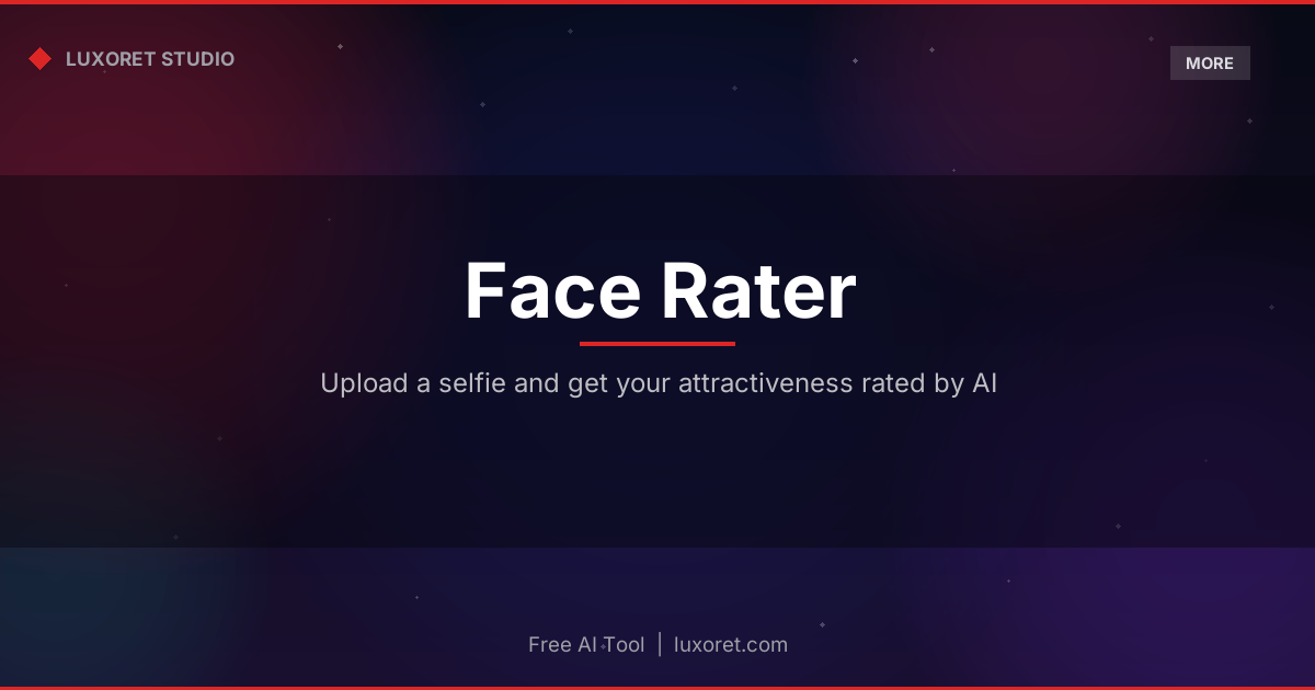 Free Face Rater: AI Attractiveness Score from Your Selfie - Luxoret