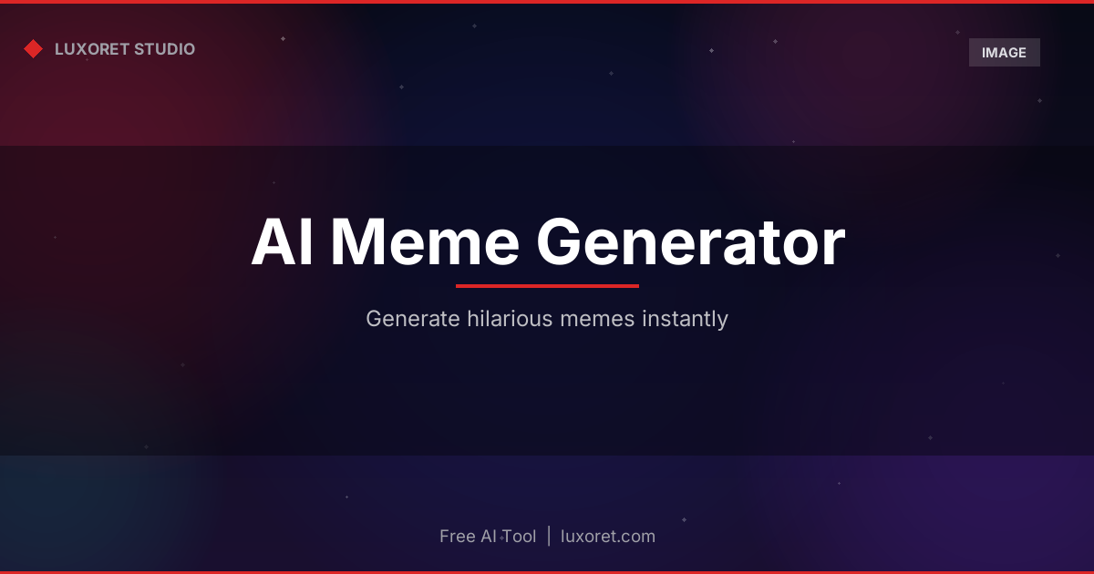 Free AI Meme Generator: Create Funny Memes Instantly Online - Luxoret